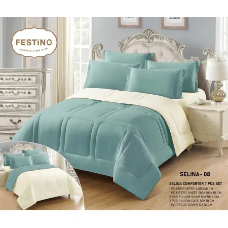 Milanobedlinen Comforter Selina 7pcs Set